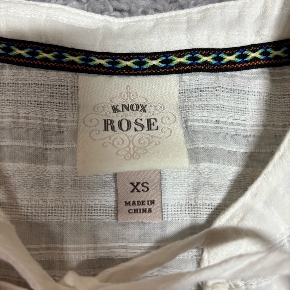 Knox Rose Dress Womens Extra Small White Western Ceremony Country Party Rodeo - Picture 2 of 4